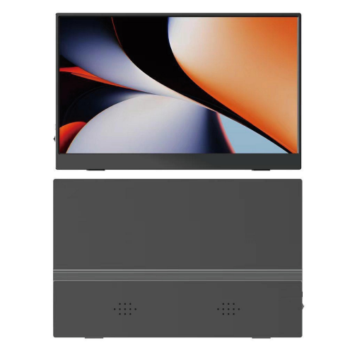 15.6-Inch Ultra-Thin Full HD IPS Portable Monitor Type C Interface Smart Cover Compatible for Mac Laptops for Business Gaming