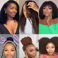 Extensions de cheveux humains Letsfly 4C Afro Kinky en vrac sans trame 12A, cheveux brésiliens en vrac pour la réparation de locs, les torsades et le coiffage des tresses
