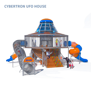 TongLeFang <span class=keywords><strong>Cybertron</strong></span> UFO House, Gran Juego de Parque Infantil para Exteriores, Estructura Resistente a la Intemperie para Niños - Product Image 1