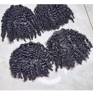 Commercio all'ingrosso di lusso 12A cuticola in stile cambogiano <span class=keywords><strong>Afro</strong></span> crespo riccio <span class=keywords><strong>capelli</strong></span> <span class=keywords><strong>ricci</strong></span> 100% di alta qualità <span class=keywords><strong>extension</strong></span> di <span class=keywords><strong>capelli</strong></span> umani crudi - Product Image 2