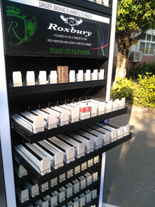 Iron Floor Cosmetic Display Stand With LED <b>Light</b> Strip Push <b>Pull</b> Sliding Tray Custom Makeup Retail Display Rack OEM Wholesale - Product Image 5