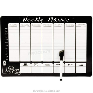 Planificador de calendario semanal personalizado para nevera, calendario de pizarra blanca, impresión Digital, tablero de borrado en seco, pegatina de imanes - Product Image 1
