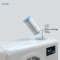 Enfriador de Agua Fría Gurgle Acrylic 1HP con Control por WIFI y APP, Baño de Hielo con Filtro y Esterilización con Ozono