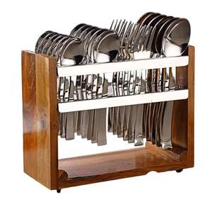 Cuillère en bois multi-usages pour la cuisine, outil durable pour la cuisson et le service, disponible au meilleur prix du marché. - Product Image 3