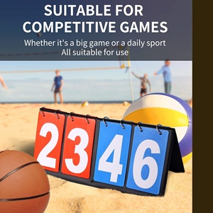 Tableau <span class=keywords><strong>de</strong></span> score <span class=keywords><strong>de</strong></span> basketball portable et pliable en PVC, professionnel, à cartes manuelles, multi-jeux, équipement d'entraînement personnalisé - Product Image 6