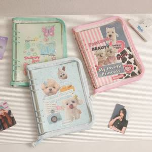 A5 PVC Photocard Holder Binder Kpop Coréen Idol Photos Stockage DIY Photo Album Livre Cadeau Transparent pour Collectionner <span class=keywords><strong>des</strong></span> Photos - Product Image 2
