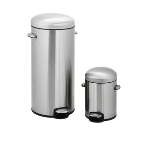 ถังขยะแบบใช้เท้า,ถังขยะโลหะ,ถังเก็บฝุ่นสำหรับโรงแรม - Product Image 1