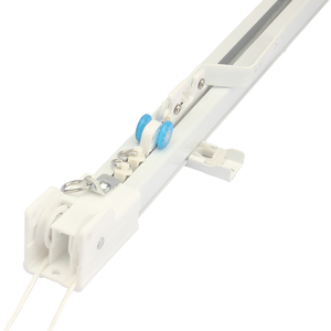 Sistema Moderno e Resistente <span class=keywords><strong>in</strong></span> <span class=keywords><strong>Ferro</strong></span> per Tende a Corda con Rotaie a Carrucola per Tende e Drappeggi Pesanti, Ideale per Matrimoni - Product Image 4