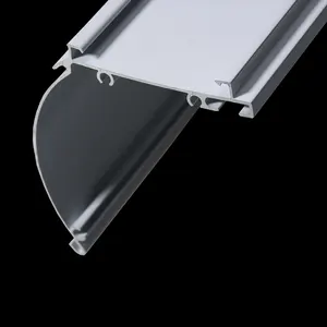 Voie de rideau en aluminium de Rail aérien de revêtement de poudre de haute qualité pour la cassette aveugle de rouleau