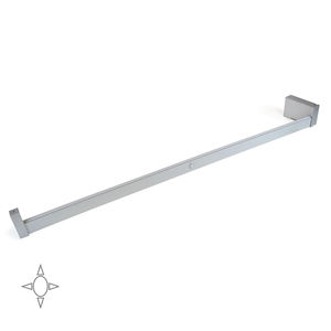Riel colgante ajustable para armario con ruedas de 1008-1158mm, luz LED, Sensor de movimiento, accesorios de armario anodizado mate de aluminio-5074462 - Product Image 1