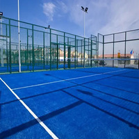 Césped azul sintético de alta densidad, Material PP, césped artificial/Tenis, Golf, Hockey, pistas de pádel, suelos deportivos