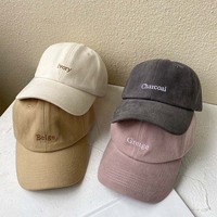 Casquettes de Baseball Déstructurées en Coton à 6 Panneaux Unies avec Logo Brodé Personnalisé pour Hommes et Femmes