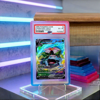 Plaque de protection arrière en TPU à paillettes dégradées 35pt pour cartes gradées, avec plaque acrylique transparente pour cartes PSA