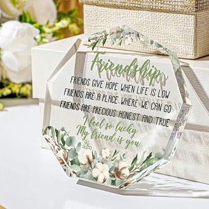 Cadeau d'anniversaire personnalisé <span class=keywords><strong>Plaque</strong></span> <span class=keywords><strong>de</strong></span> <span class=keywords><strong>bureau</strong></span> en acrylique Bock <span class=keywords><strong>Plaque</strong></span> <span class=keywords><strong>de</strong></span> signe vierge <span class=keywords><strong>de</strong></span> sublimation d'enseignant <span class=keywords><strong>Plaque</strong></span> photo en acrylique transparent - Product Image 4