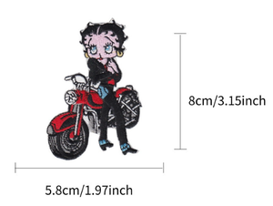 Популярные нашивки для одежды с вышивкой, нашивки с изображением Бетти Боп, дизайнерские нашивки с изображением Бетти Боп, приклеиваемые к одежде. - Product Image 4