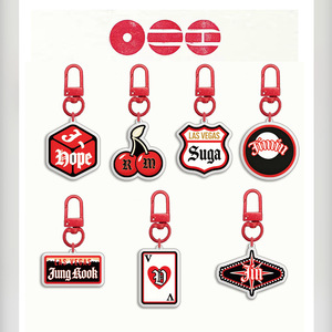 Llavero Acrílico Kpop BT <span class=keywords><strong>Idol</strong></span> World Tour para Fans, Amuletos Arirang, Regalo, Mercancía Kpop BT, Regalo de Apoyo para Fans, Amuletos con Nombres de Miembros BT S - Product Image 6