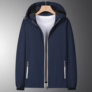 EVERLAND OEM Chaqueta grande veste coupe-vent en polyester personnalisée pour hommes vestes d'extérieur coupe-vent de printemps grande taille pour hommes - Product Image 5