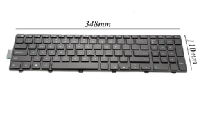 Clavier d'ordinateur portable pour Inspiron 15 3000 5000 3541 3542, disposition américaine, couleur noire, pièce de rechange pleine taille - Product Image 3