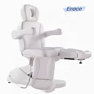 Вращающийся Электрический стул для красоты, 5 моторов, регулируемый стол для тату, мебель для салона, вращающаяся кровать для лица, Массажная кровать