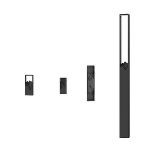 Nouvelle lampe de jardin extérieure imperméable de style paysage chinois, lampe de pelouse, lampe murale, lampe solaire de jardin, paysage, lumière et ombre - Product Image 1