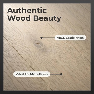 <span class=keywords><strong>Parquet</strong></span> en bois d'ingénierie multicouche de chêne de qualité supérieure, étanche, à clipser, finition mate UV, grade ABCD, en bouleau - Product Image 2