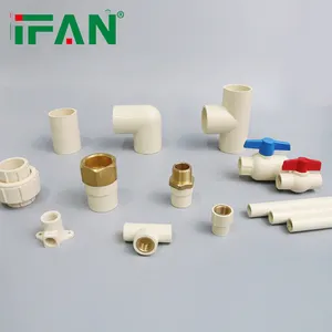 IFAN China Factory 1/2"-2" ASTM 2846 Standard Plastic Raccord Water Pipe Fitting Cpvc Pipe Fittings For Plumbing