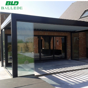 Nuevo diseño, pérgola, <span class=keywords><strong>4x3</strong></span>, sistema de <span class=keywords><strong>techo</strong></span> de apertura, gazebo de aluminio - Product Image 3