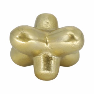 Scultura Decorativa Geometrica in Metallo a Forma di Sfera per Casa, Ufficio, Bagno, Soggiorno, Ornamento d'Accento - Product Image 1