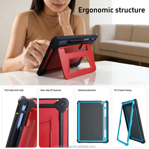 Nouvelle coque robuste pour <span class=keywords><strong>iPad</strong></span> A16 2026 avec poignée et support pliable - Product Image 5