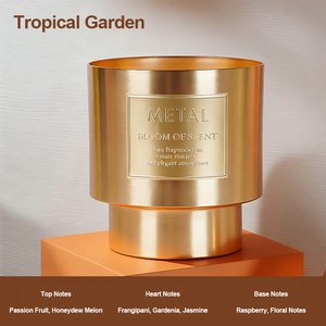 เทียนหอมถั่วเหลืองระดับไฮเอนด์ที่เป็นมิตรกับสิ่งแวดล้อมในถ้วยโลหะ สำหรับตกแต่งบ้านและสร้างบรรยากาศ - Product Image 6