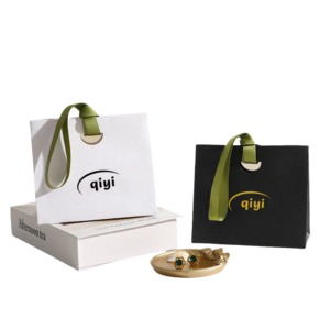 Joyería personalizada pequeña bolsa de regalo caja de joyería personalizada bolsa de embalaje cosméticos ropa bolso al por mayor puede imprimir logotipo - Product Image 2