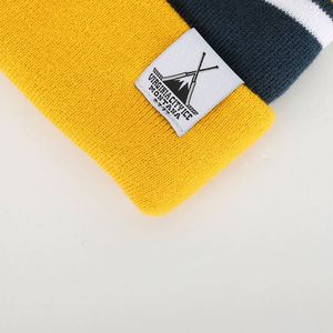 Wholesale OEM Custom High Quality Acrylic <b>Winter</b> <b>Cap</b> Warm Ski Hat Jacquard Fisherman Knitted Woven Label Logo Pom Pom Common - Product Image 6