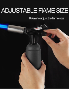 GF-9261 torcia a Gas per accendino butano da esterno antivento con fiamma blu per cucina barbecue - Product Image 4