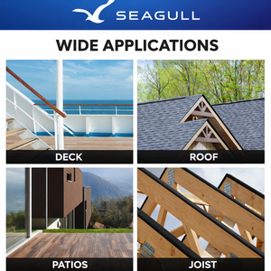 Ruban adhésif noir en butyl pour poutres <span class=keywords><strong>de</strong></span> terrasse, résistant à la chaleur et au froid, anti-corrosion, pour le masquage des poutres et des traverses - Product Image 3