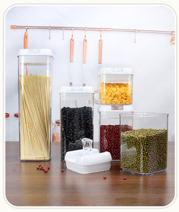 Ensemble <span class=keywords><strong>de</strong></span> récipients hermétiques pour le stockage des aliments Étiquettes <span class=keywords><strong>de</strong></span> cuisine en plastique transparent Boîte vide Ensemble <span class=keywords><strong>de</strong></span> stockage des aliments étanche <span class=keywords><strong>Organisation</strong></span> du garde-manger - Product Image 3