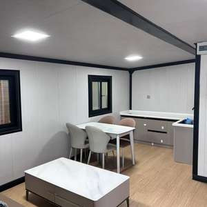 <span class=keywords><strong>Kit</strong></span> de maison préfabriquée chinoise de 37 mètres carrés avec salle de bain 2 chambres à coucher salon maisons <span class=keywords><strong>en</strong></span> conteneur extensible - Product Image 6