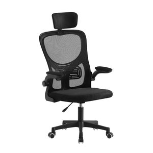 Fabricant de meubles commerciaux bon marché accoudoir réglable chaise en maille chaise de bureau ergonomique à dossier haut avec appui-tête - Product Image 2