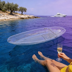 Kayak Transparente Personalizado Vicking, de 2 Personas, 11 Pies, con Fondo Transparente, Material de PC, Canoa de Cristal Transparente en Venta - Product Image 4