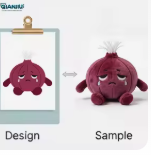 Jouets en peluche sur mesure, rembourrés en coton PP, mascottes personnalisées, porte-clés, figurines en peluche fabriquées sur commande, poupées jouets
