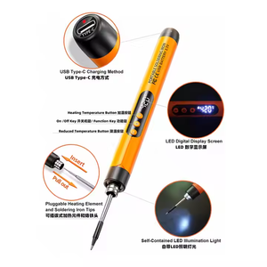 Bộ hàn không dây Chuera Portable Type-C 5V 8W 1000mAh, màn hình kỹ thuật số, có thể sạc lại - Product Image 4