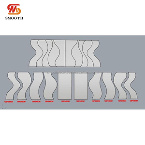 Panneau acrylique blanc de 20 pieds de long, lisse et durable, avec éclairage LED de luxe pour toile de fond de mariage et événements, taille et couleurs personnalisables - Product Image 3