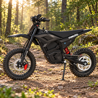 Moto tout-terrain électrique CEMOTO D02 72V 25AH 6000W pour adultes, pneus larges, tout-terrain, hors route, VTT électrique