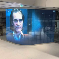 Nouvelle technologie P6.25 Led écran holographique Flexible hologramme affichage taille personnalisée 95% transparence intérieur 3D LED mur vidéo