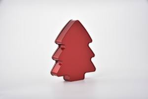 New Fashion Wholesale Customizable Logo <b>Box</b> <b>Christmas</b> <b>Tree</b> Metal Storage Organizer with Sequins and Offset Printing - Product Image 3