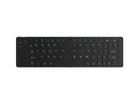 Faltbare Mini-Tastatur Dual-Mode Bluetooth 2.4G Tastatur-und Mausset mit Typ-C-Aufladung, geeignet für Tablets