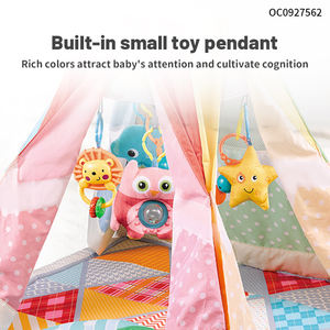 High Quality Plush Indoor Baby Fabric <strong>Wigwam</strong> Play <strong>Tent</strong> for Kids Girls with Rattle - Product Image 5