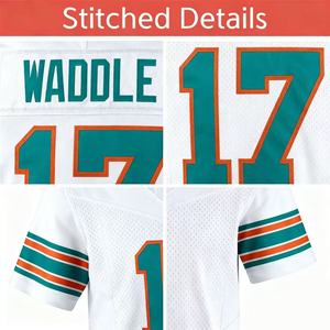 Uniformi da Rugby Personalizzabili di Alta Qualità, Completi Retrò da Football Americano, Ricamati con Nomi e Numeri, per Vendita all'Ingrosso. - Product Image 2