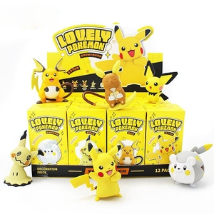 Venta al por mayor PVC modelo juguetes niños Pikachus Mimikyu <span class=keywords><strong>Raichu</strong></span> misterio acción Pokemone caja ciega figura anime - Product Image 2