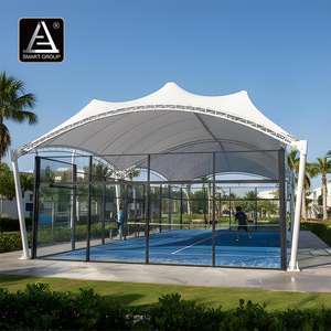 Pista <span class=keywords><strong>de</strong></span> Pádel Deportiva Inteligente para Exteriores con Cubierta <span class=keywords><strong>de</strong></span> Membrana <span class=keywords><strong>de</strong></span> PVDF, Kits <span class=keywords><strong>de</strong></span> Pista <span class=keywords><strong>de</strong></span> Pádel <span class=keywords><strong>de</strong></span> Lujo con Estructura <span class=keywords><strong>de</strong></span> Acero y Techo - Product Image 3