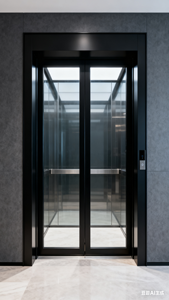 Hành khách biệt thự thang máy tay-vận hành hộ gia đình nhỏ thang máy bộ phận thiết kế hiện đại thủy tinh/Kim loại/thép không gỉ xây dựng - Product Image 2